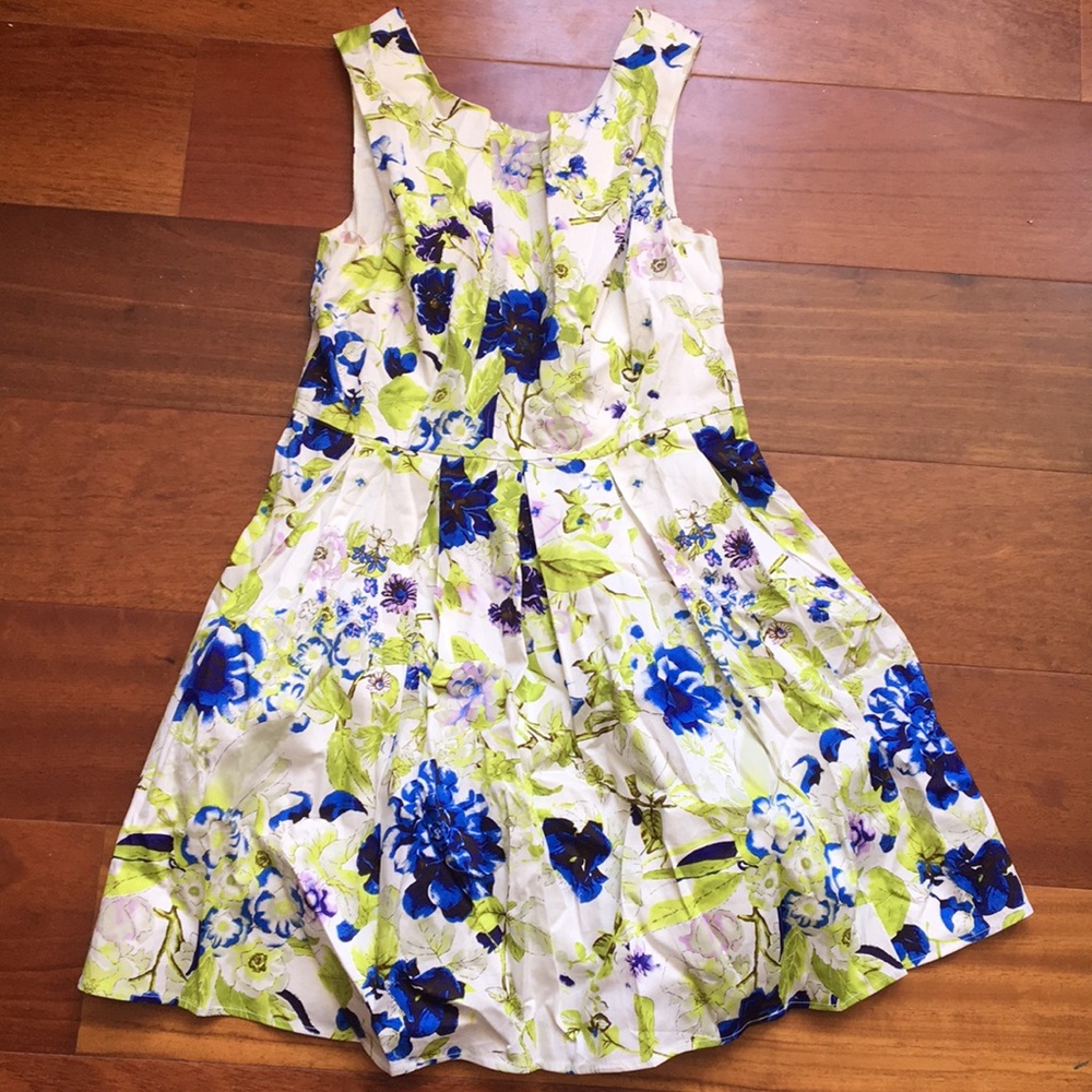NWOT Floral garden party dress